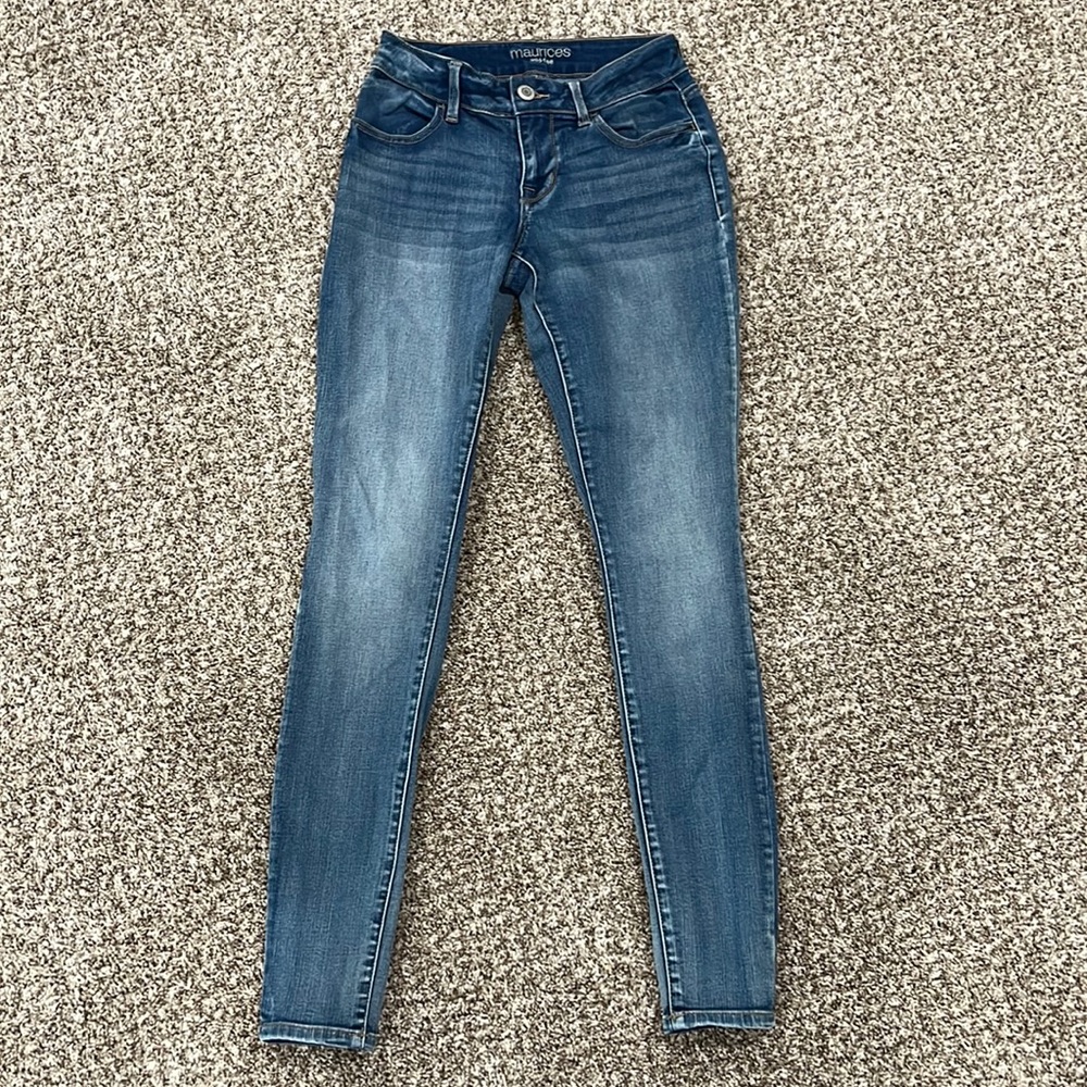 Maurice’s mid-rise skinny jeans